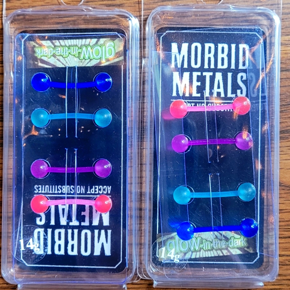Morbid Metals 14g Glow in the Dark bars